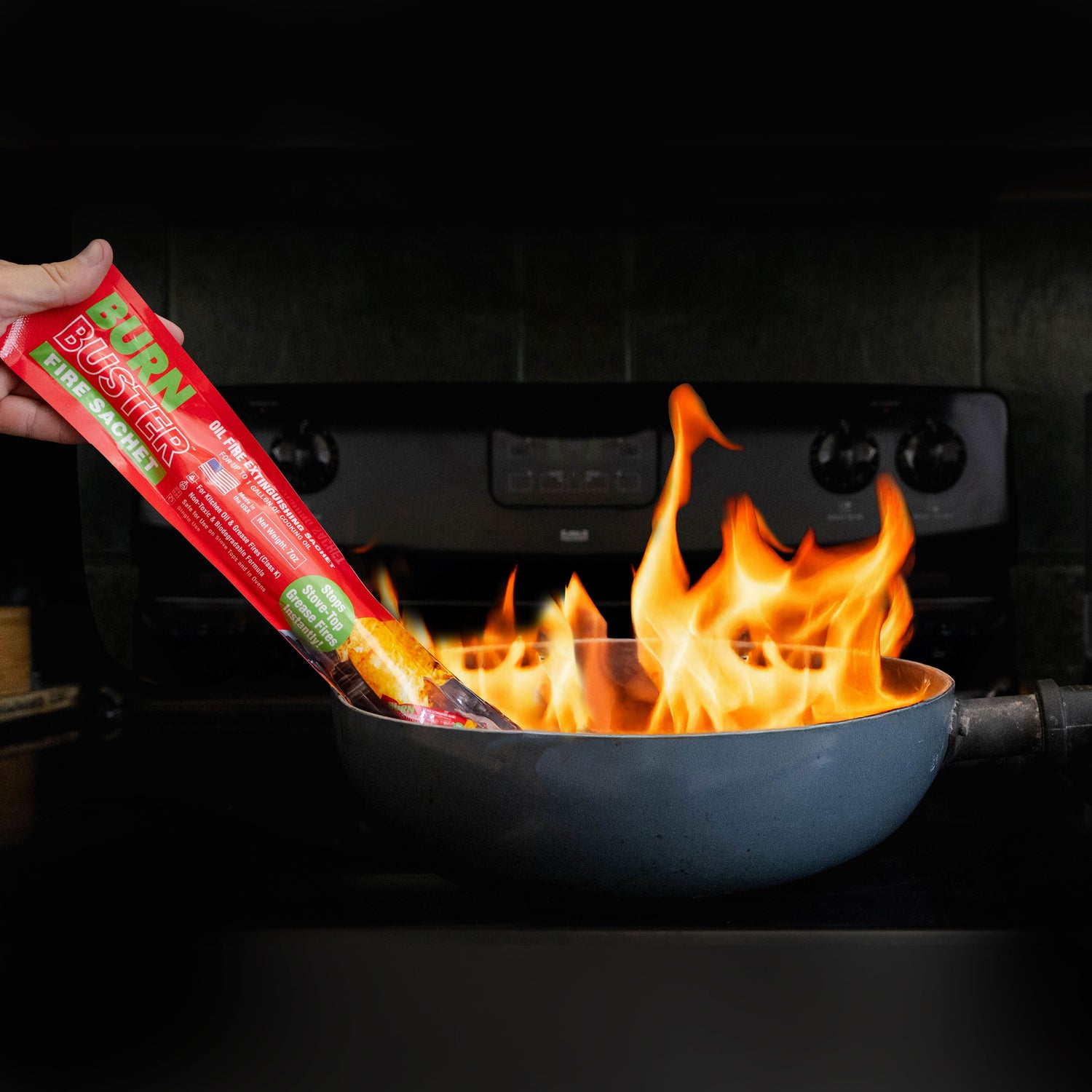 Kitchen Fire Safety: Why You Need a Fire Extinguishing Sachet Like BurnBusters