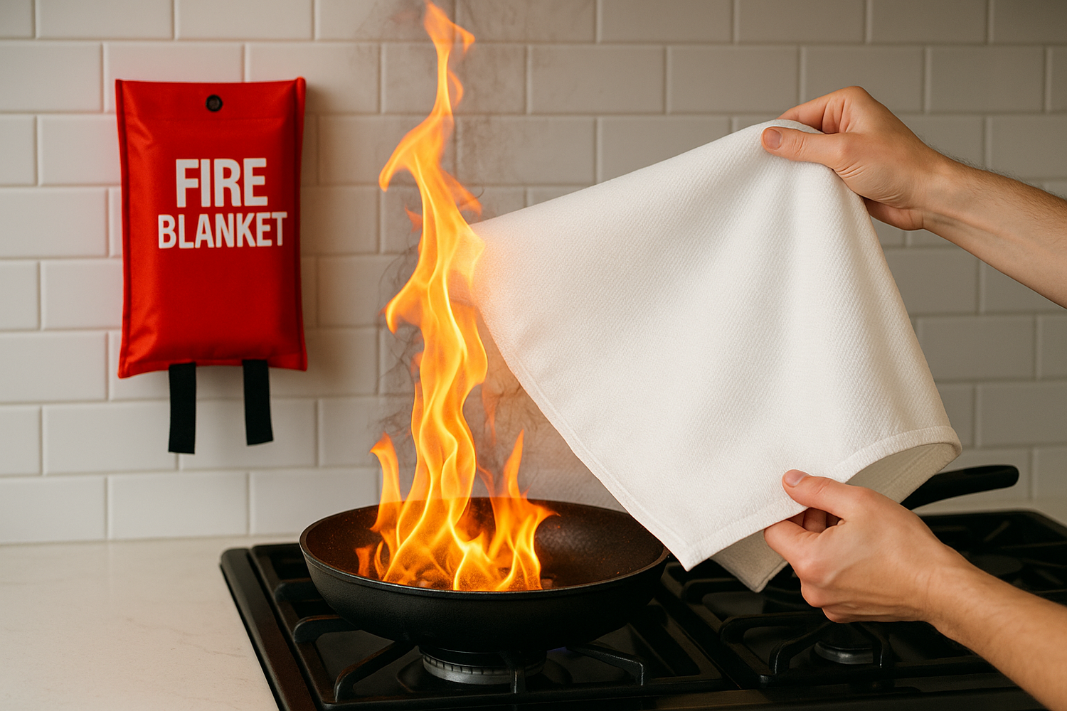 Stop Grease Fires Fast: Why Every Kitchen or Dorm Room Needs a Fire Blanket