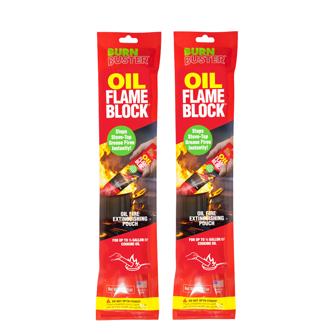 BurnBuster Oil Flame Block Pouches
