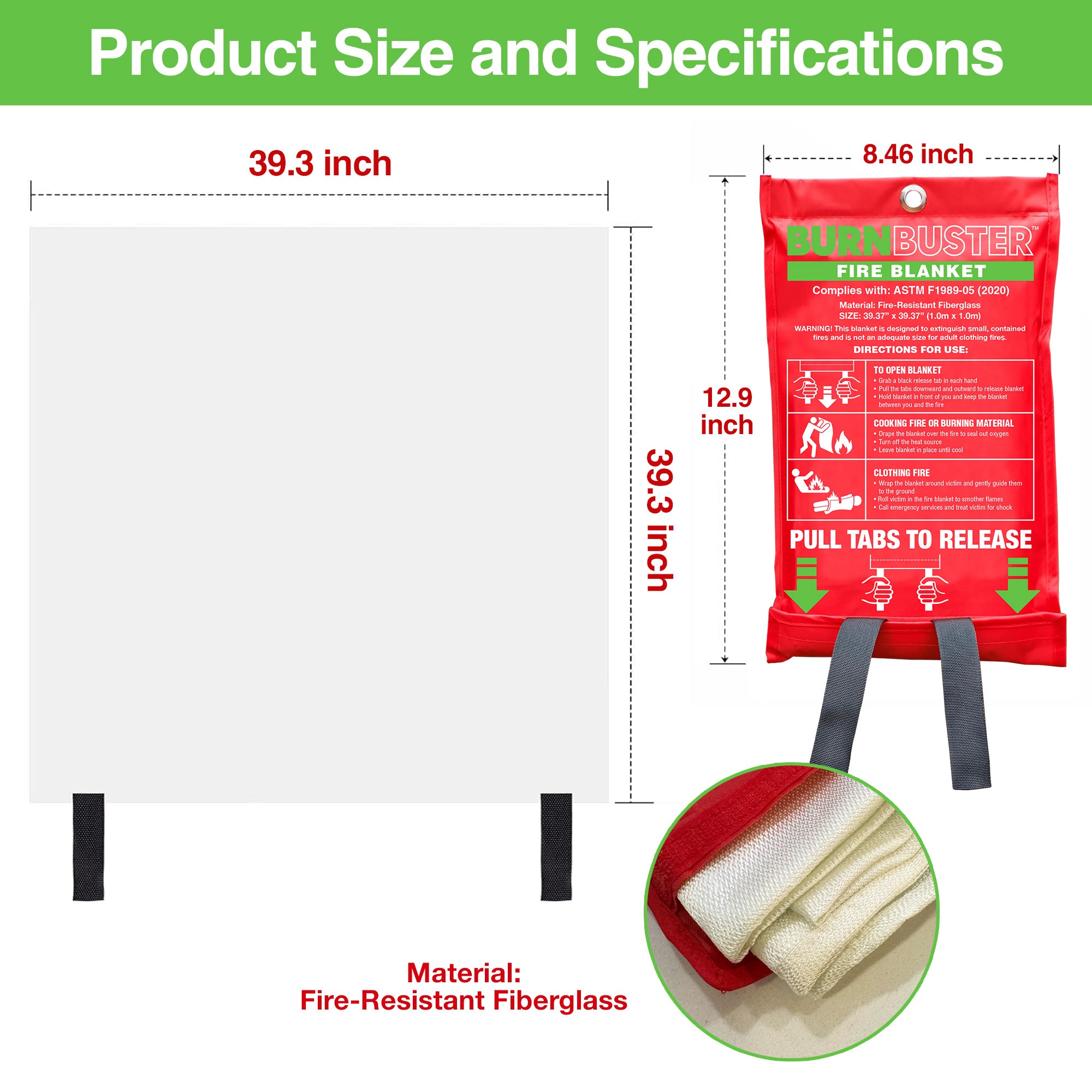 BurnBuster Fire Blanket