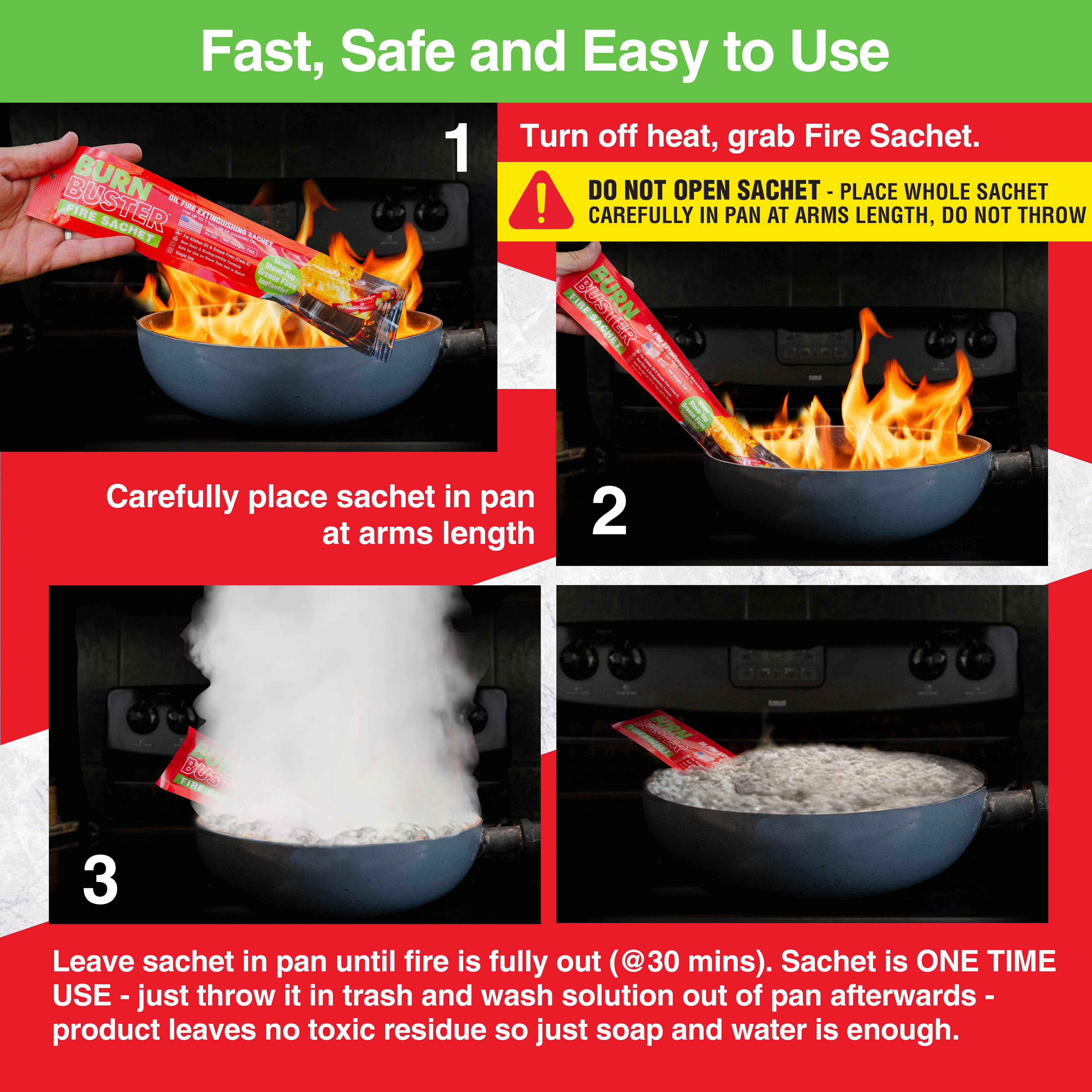 BurnBuster Fire Sachet