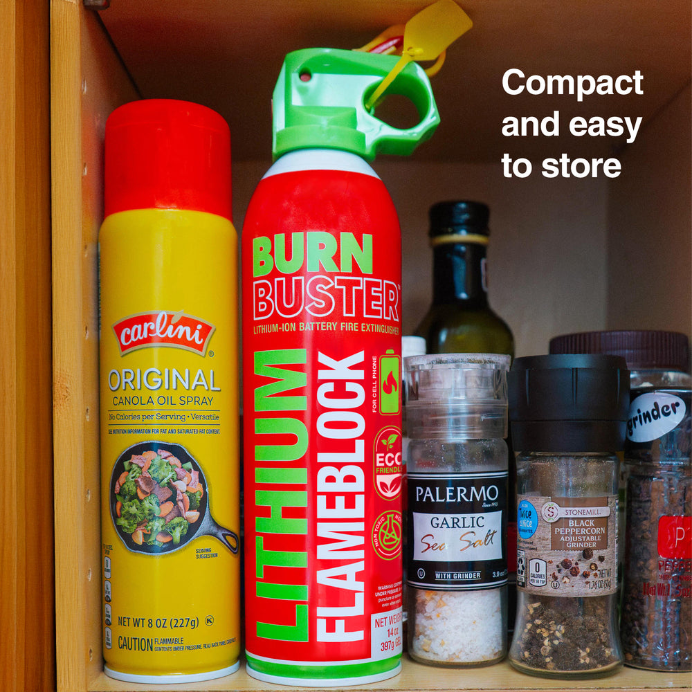 BurnBuster Lithium-Ion Fire Extinguisher