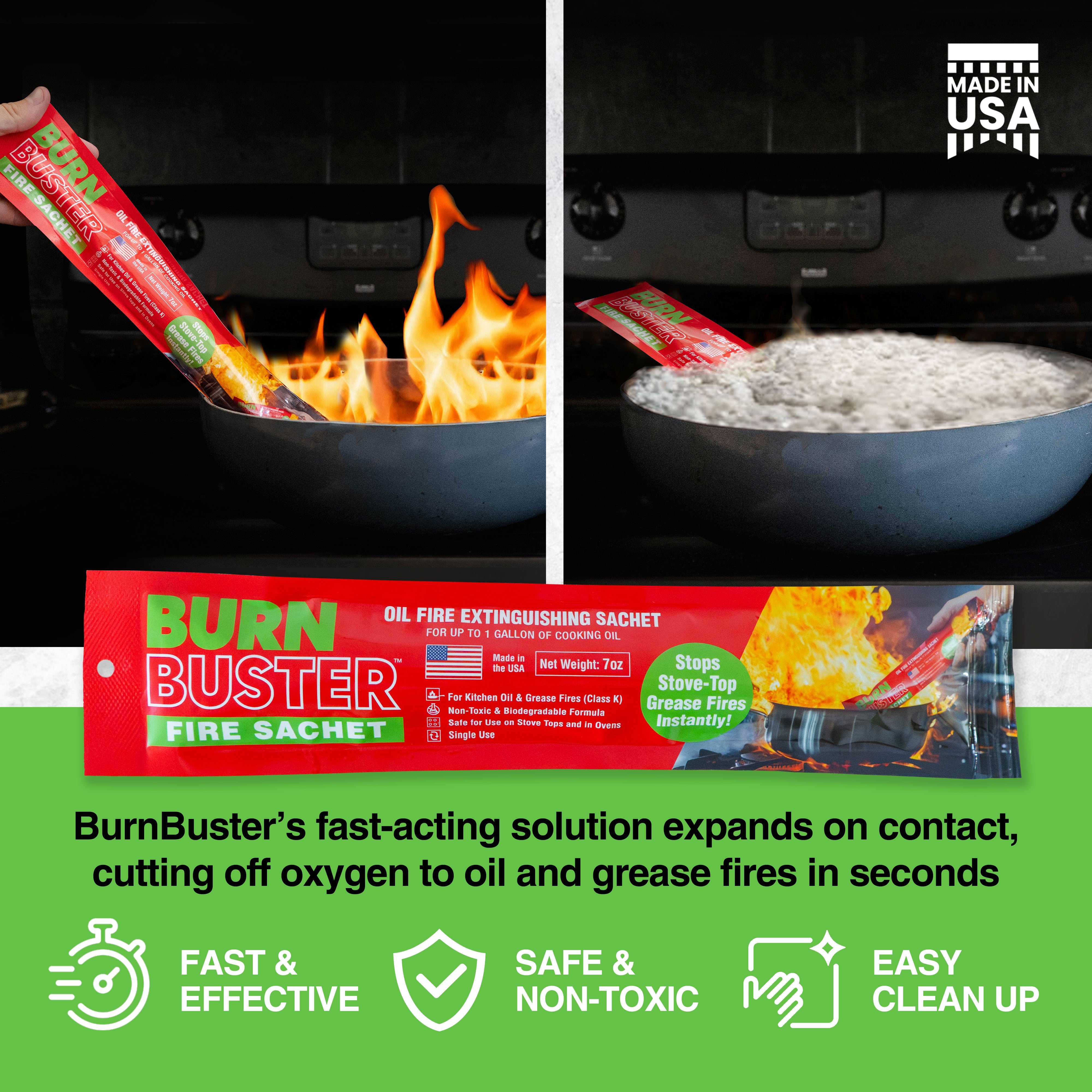 BurnBuster Fire Sachet